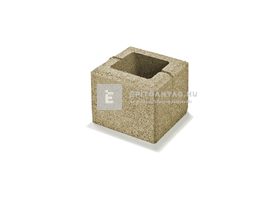 Semmelrock Rivago kerítéselem félkő világos beige 20x20x16 cm Semmelrock Rivago kerítéselem félkő világos beige 20x20x16 cm