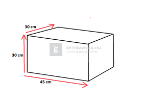 KK Kavics Lisszabon bordás kosár avar 45x30x30 cm KK Kavics Lisszabon bordás kosár avar 45x30x30 cm