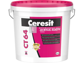 Henkel Ceresit CT 64 Elastic akril vékonyvakolat, dörzsölt 2 mm fehér 25 kg