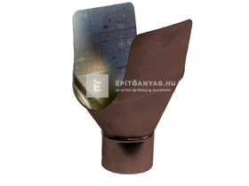 Colorferr 33 alumínium betorkolló csonk, hátul korcolt, rézbarna Colorferr 33 alumínium betorkolló csonk, hátul korcolt, rézbarna