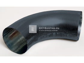 Colorferr 33 alumínium könyök 72°,alul-felül korcolt, antracit Colorferr 33 alumínium könyök 72°,alul-felül korcolt, antracit