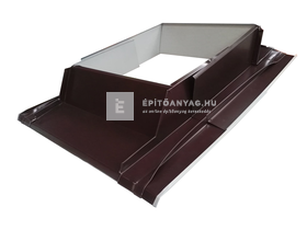 Colorferr alumínium kéményszegély, alsó-felső rész 51x51 cm, rézbarna Colorferr alumínium kéményszegély, alsó-felső rész 51x51 cm, rézbarna