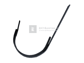 Colorferr 33 acél, egyenes csatornavas, antracit Colorferr 33 acél, egyenes csatornavas, antracit