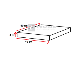 Leier pillér kúpos fedlap finombeton szürke 25x25x4 cm Leier pillér kúpos fedlap finombeton szürke 25x25x4 cm