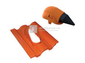 Bramac Durovent Duna antennakivezető egység gránit Bramac Durovent Duna antennakivezető egység gránit