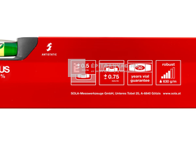 SOLA alu-vízmérték x-profil bigx 40 SOLA alu-vízmérték x-profil bigx 40