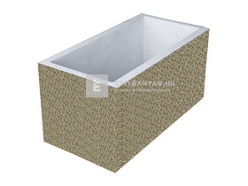 Leier virágtartó láda gyöngykavicsos 30x30x30 cm Leier virágtartó láda gyöngykavicsos 30x30x30 cm