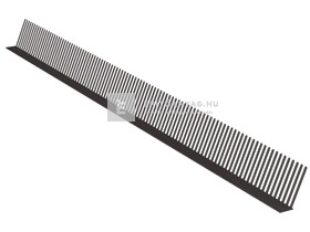 Műanyag lezárófésű barna