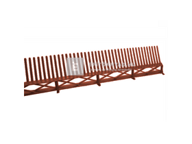 TF Fésűs eresz szellőzőelem barna 3x6 cm x 1 m (25 mm x 1 m)