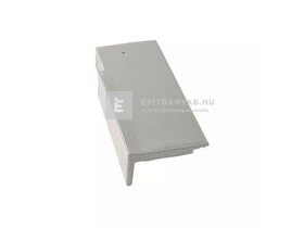 újHÁZ Leier Granite Lux Matt beton félszegélycserép bal, antracit újHÁZ Leier Granite Lux Matt beton félszegélycserép bal, antracit