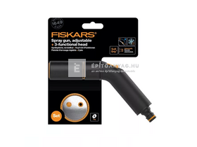 Fiskars comfort locsolópisztoly, állítható locsolófej + 3 funkciós öntözőfej Fiskars comfort locsolópisztoly, állítható locsolófej + 3 funkciós öntözőfej