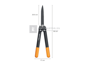 Fiskars Sövénynyíró, fogaskerekes, HS72