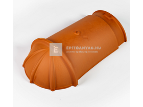 Tondach Sajtolt Sima Kezdő gerinccserép rögzítőcsavarral 17 cm terrakotta-békéscsabai Tondach Sajtolt Sima Kezdő gerinccserép rögzítőcsavarral 17 cm terrakotta-békéscsabai