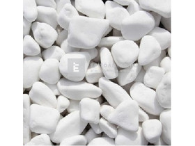 Scherf márvány díszkavics thassos fehér 15-25 mm 25 kg Scherf márvány díszkavics thassos fehér 15-25 mm 25 kg