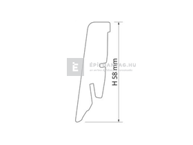 Béta-Floor MDF58 laminált padló szegélyléc 2,6 m Béta-Floor MDF58 laminált padló szegélyléc 2,6 m