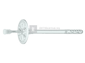 LMX dűbel fém beütőszöggel fehér 14 cm