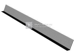 Műanyag lezárófésű antracit Műanyag lezárófésű antracit