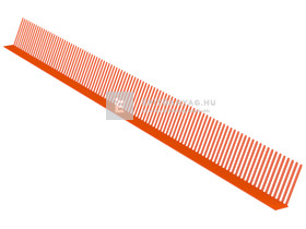 Műanyag lezárófésű téglavörös Műanyag lezárófésű téglavörös