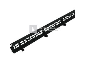 Terrán ereszszellőző elem fekete 1 m