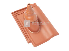 Bramac Rubin 9V füstgázkivezető cserép NA114, natúrvörös Bramac Rubin 9V füstgázkivezető cserép NA114, natúrvörös