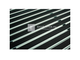 Aco Self Vario Rips alumínium lábtörlő rács gumi betéttel 60x40 cm