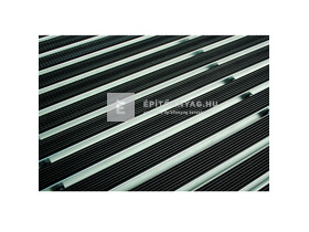 Aco Self Vario Rips alumínium lábtörlő rács gumi betéttel 75x50 cm Aco Self Vario Rips alumínium lábtörlő rács gumi betéttel 75x50 cm