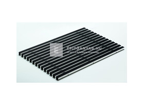 Aco Self Vario Rips alumínium lábtörlő rács gumi betéttel 75x50 cm