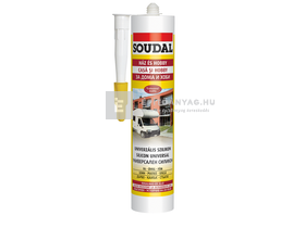 Soudal Univerzális szilikon transparens 300 ml Soudal Univerzális szilikon transparens 300 ml