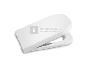 Roca The Gap WC ülőke fedéllel krómozott zsanérokkal, lecsapódás gátlóval fehér Roca The Gap WC ülőke fedéllel krómozott zsanérokkal, lecsapódás gátlóval fehér