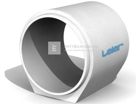 Leier Körszelvényű talpas cső 40 cm Leier Körszelvényű talpas cső 40 cm