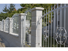 Leier Architektúra kerítéskő félkő törtfehér 20x20x20 cm Leier Architektúra kerítéskő félkő törtfehér 20x20x20 cm