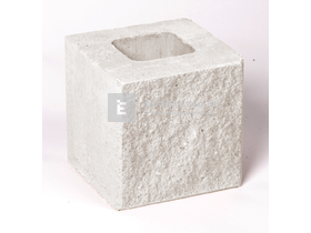 Leier Architektúra kerítéskő félkő törtfehér 20x20x20 cm Leier Architektúra kerítéskő félkő törtfehér 20x20x20 cm