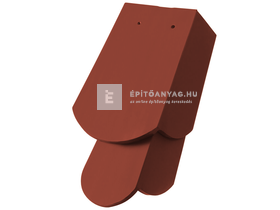 Creaton KLASSIK hódfarkú szegélycserép 5/4 kettősfedés, jobb Nuance rézvörös engóbozott Creaton KLASSIK hódfarkú szegélycserép 5/4 kettősfedés, jobb Nuance rézvörös engóbozott