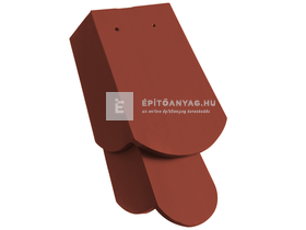 Creaton KLASSIK hódfarkú szegélycserép 5/4 kettősfedés, bal Nuance rézvörös engóbozott Creaton KLASSIK hódfarkú szegélycserép 5/4 kettősfedés, bal Nuance rézvörös engóbozott