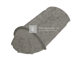 Tondach sajtolt kezdő gerinccserép FusionProtect szürke-fehér antik (rögzítőcsavarral) Tondach sajtolt kezdő gerinccserép FusionProtect szürke-fehér antik (rögzítőcsavarral)