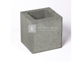 Leier Modern kerítéskő félkő natúr, agyagszürke 20x20x20 cm Leier Modern kerítéskő félkő natúr, agyagszürke 20x20x20 cm