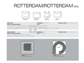KK Kavics Rotterdam Térkő normálkő antracit 20x16,5 cm 6 cm KK Kavics Rotterdam Térkő normálkő antracit 20x16,5 cm 6 cm