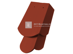 Creaton KLASSIK hódfarkú szegélycserép 5/4 kettősfedés, jobb Nuance borvörös engóbozott Creaton KLASSIK hódfarkú szegélycserép 5/4 kettősfedés, jobb Nuance borvörös engóbozott