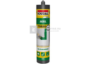 Soudal Akryl expressz Univerzális tömítő gyorskötésű fehér 280 ml Soudal Akryl expressz Univerzális tömítő gyorskötésű fehér 280 ml