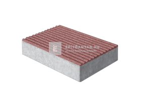 Abeton Borostyán Térkő nagytégla, vakvezető bordázattal vörös 30x20 cm 6 cm Abeton Borostyán Térkő nagytégla, vakvezető bordázattal vörös 30x20 cm 6 cm