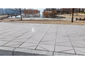 Viastein Budapart térkő, világos szürke 8 cm