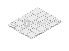 Viastein Faro Sette Kombi térkő mokka árnyalt 6 cm CCP Viastein Faro Sette Kombi térkő mokka árnyalt 6 cm CCP