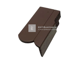 Terrán Rundo 3/4-es szegélycserép jobb Elegant sötétbarna Terrán Rundo 3/4-es szegélycserép jobb Elegant sötétbarna
