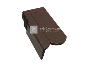 Terrán Rundo 3/4-es szegélycserép bal Elegant sötétbarna Terrán Rundo 3/4-es szegélycserép bal Elegant sötétbarna