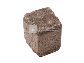 Leier Dom térkő, körkő antik, sepia 7x7x8 cm Leier Dom térkő, körkő antik, sepia 7x7x8 cm