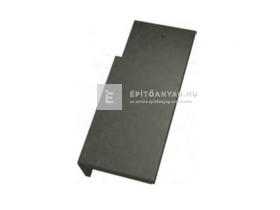 újHÁZ Leier Granite Lux Matt beton félszegélycserép bal, antracit újHÁZ Leier Granite Lux Matt beton félszegélycserép bal, antracit