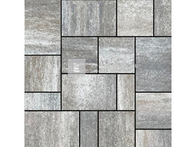 Semmelrock Citytop+ Kombi térkő Einstein fuga, grafit-terra 6 cm Semmelrock Citytop+ Kombi térkő Einstein fuga, grafit-terra 6 cm