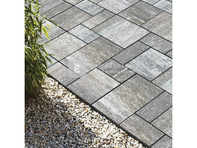 Semmelrock Citytop+ Kombi térkő Einstein fuga, grafit-terra 6 cm Semmelrock Citytop+ Kombi térkő Einstein fuga, grafit-terra 6 cm