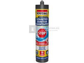 Soudal Szaniter szilikon transparens 300 ml Soudal Szaniter szilikon transparens 300 ml