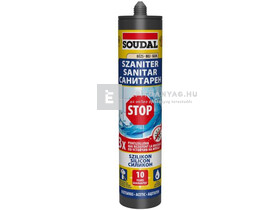 Soudal Szaniter szilikon transparens 300 ml Soudal Szaniter szilikon transparens 300 ml